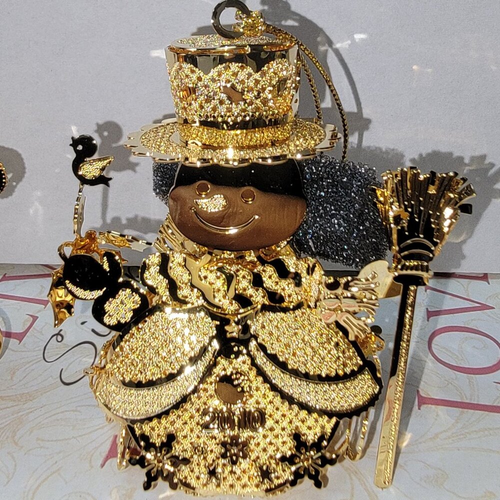 23kt Gold Plated Christmas Ornaments